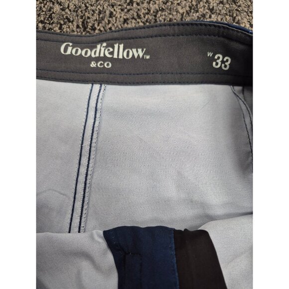 Goodfellow & Co Mens Blue Gradient Board Shorts W33 4-Way Stretch With Pocket & - Picture 4 of 6